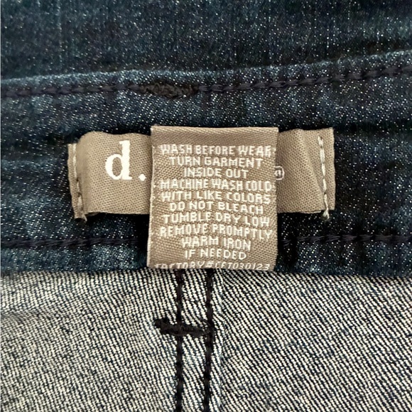 D. Jeans Bootcut Jeans Women's Size 10 Blue Stretch Denim - Picture 10 of 10